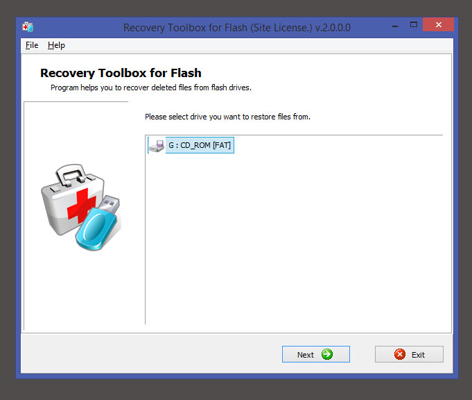 recover flash files