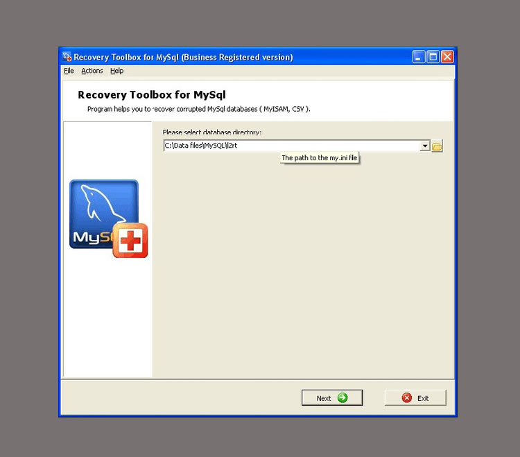 mysql recovery tool free